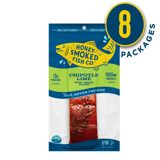 Chipotle & Lime Salmon — Eight Packages of 8oz Fillets