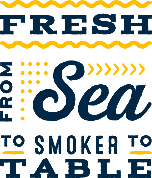 Fresh from sea to smoker to table