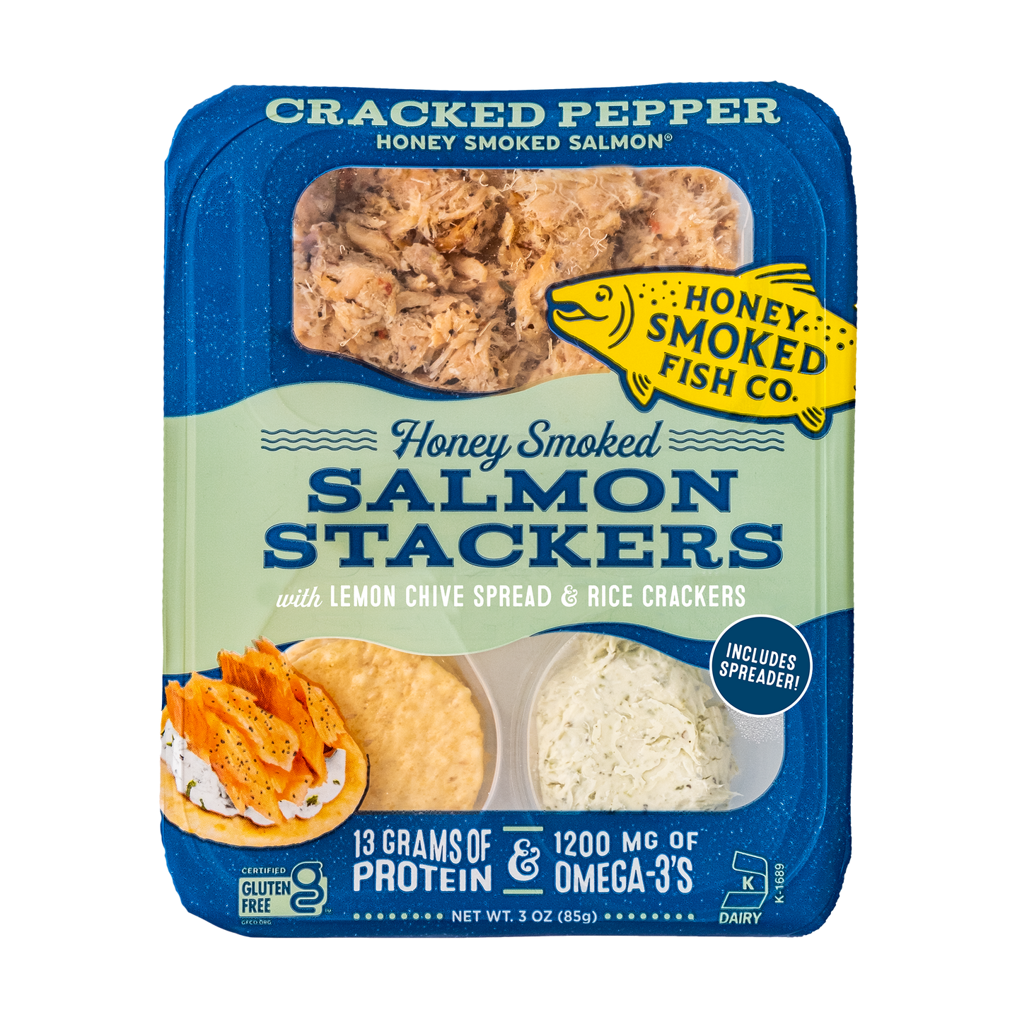 Cracked Pepper Salmon Stackers