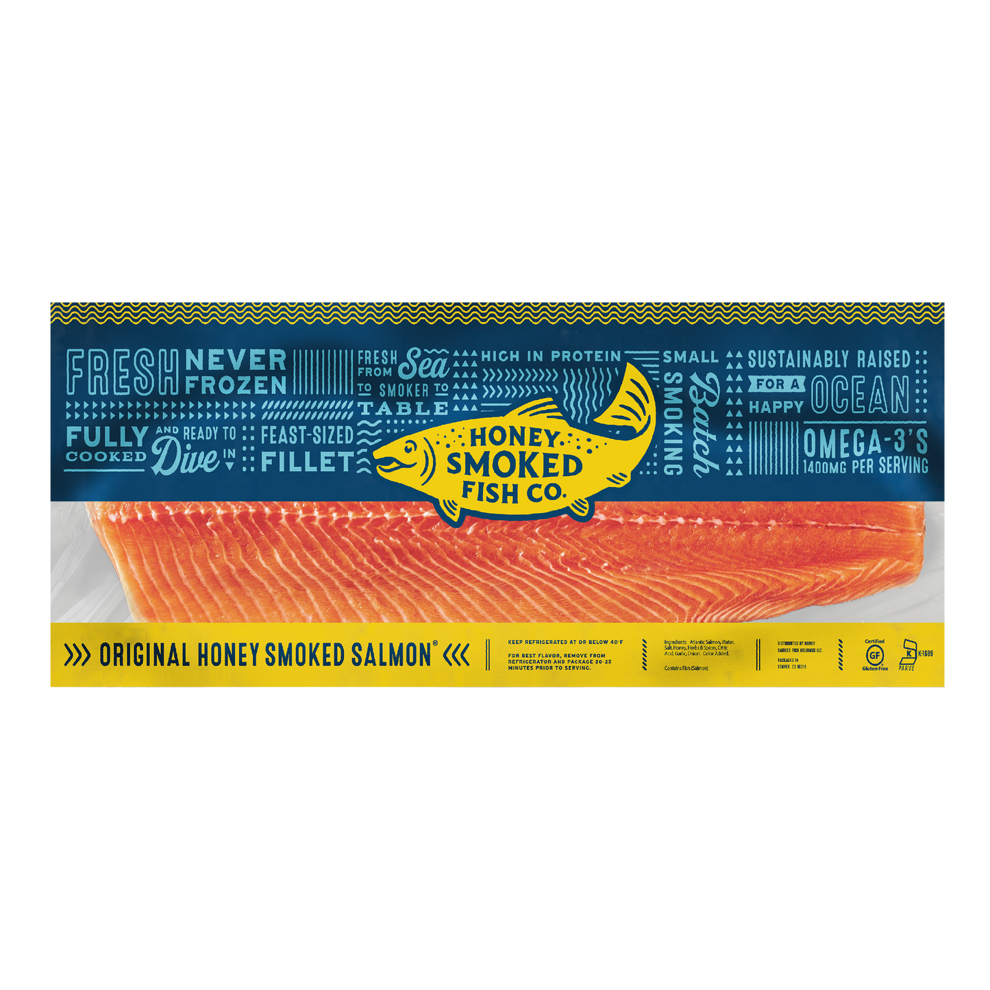 Original Honey Smoked Salmon® — Whole Fillet