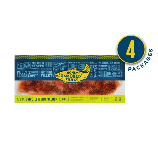 Chipotle & Lime Salmon — Four Packages of Whole Sides