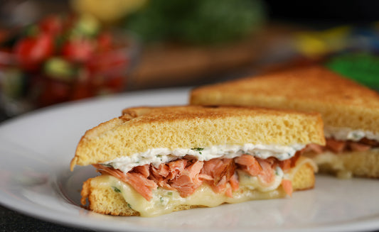 Honey Smoked Salmon® Grilled Cheese Sandwich