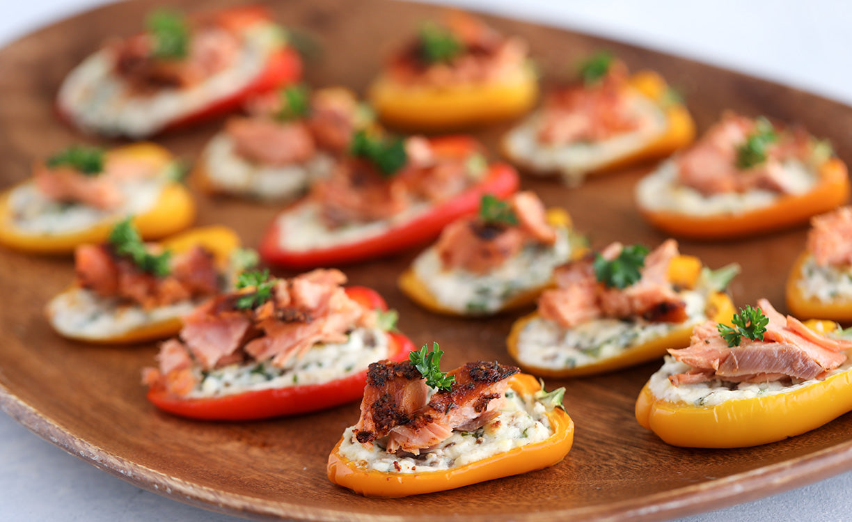 Honey Smoked Salmon® Stuffed Bell Peppers