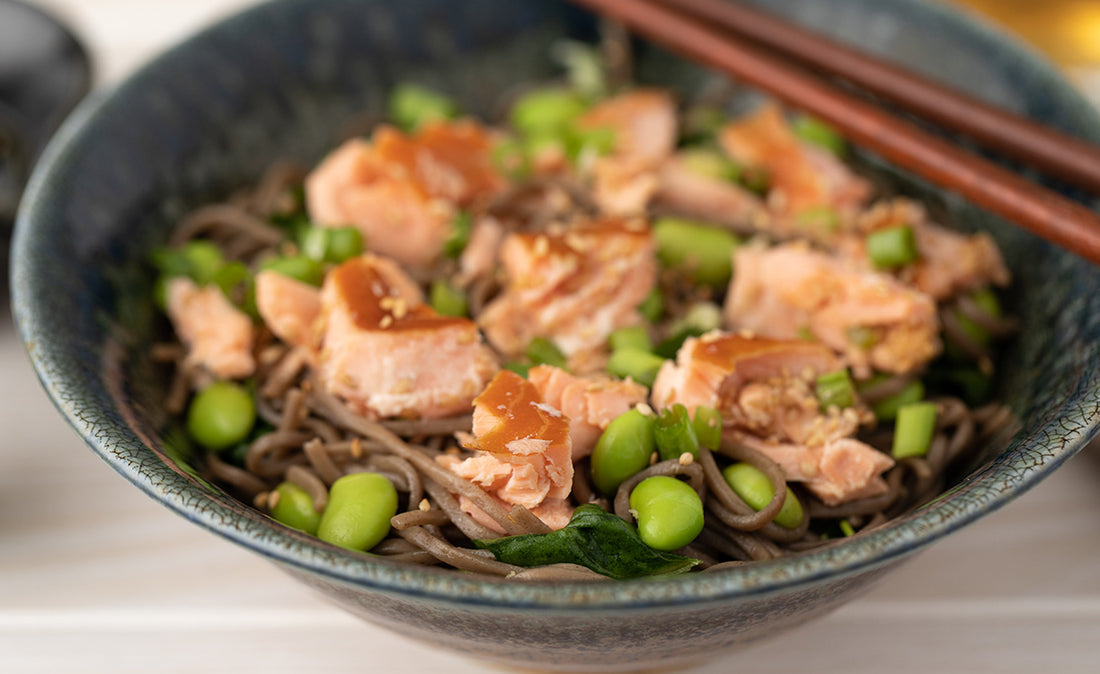 Honey Smoked Salmon® and Asian Soba Noodles