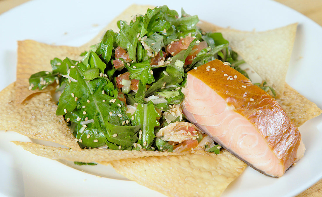 Honey Smoked Salmon Lomi Lomi Salad