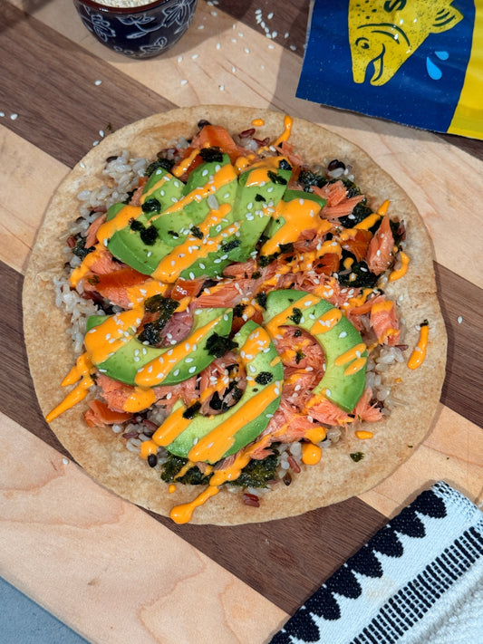 Honey Smoked Salmon® Flatbread Pizza