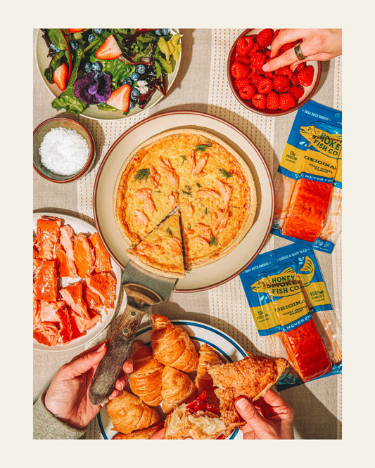 Honey Smoked Salmon® Quiche