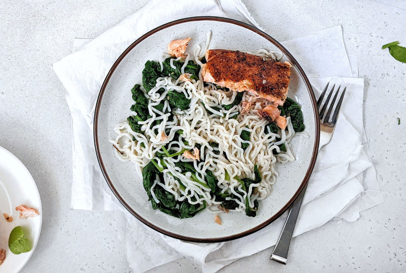 Honey Smoked Salmon® Spinach Noodles