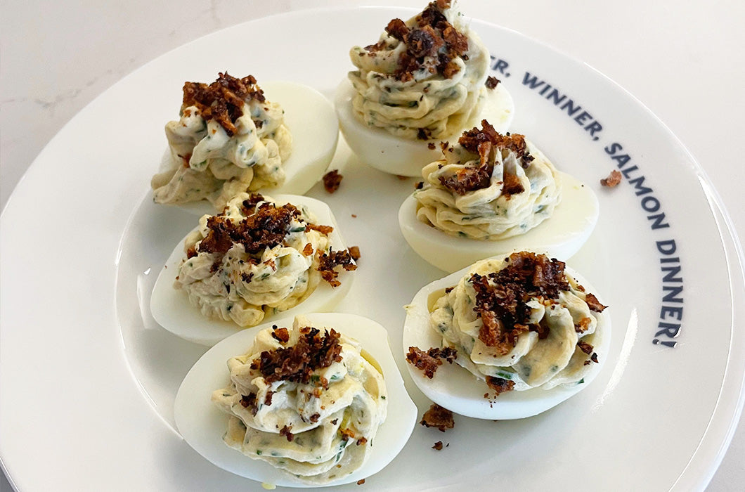 Honey Smoked Salmon® Deviled Eggs