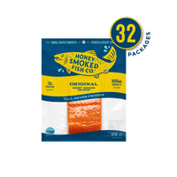Original Honey Smoked Salmon® — 32 Packages of 12oz Fillets