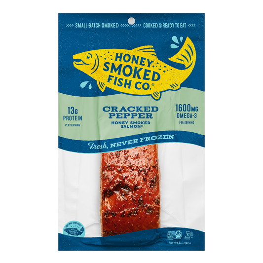 Cracked Pepper Smoked Salmon Fillet