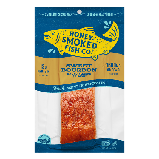 Sweet Bourbon Smoked Salmon Fillet