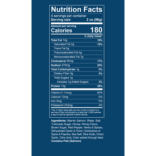 nutrition facts