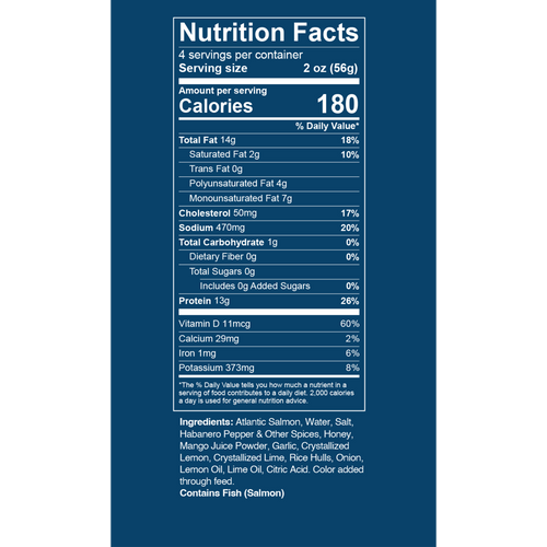 nutrition facts