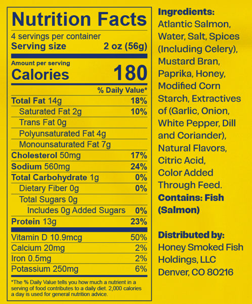 nutrition facts