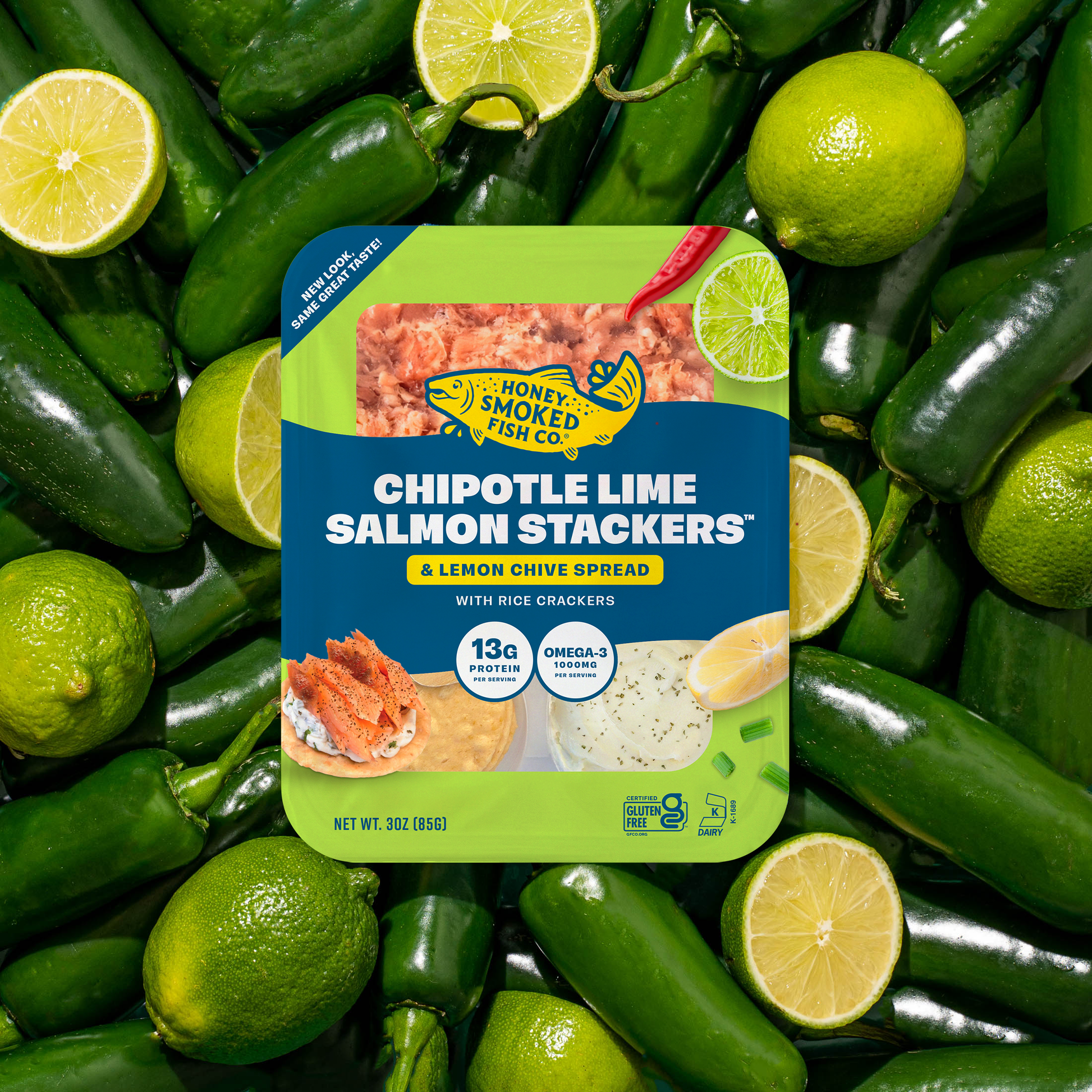 Chipotle Lime Honey Smoked Salmon & Stackers - Combo Pack – Honey
