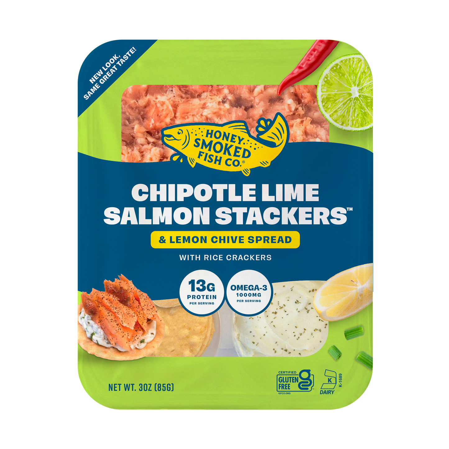 Chipotle & Lime Salmon Stackers