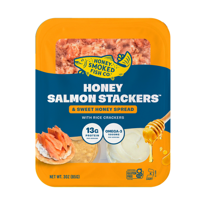 Honey Salmon Stackers