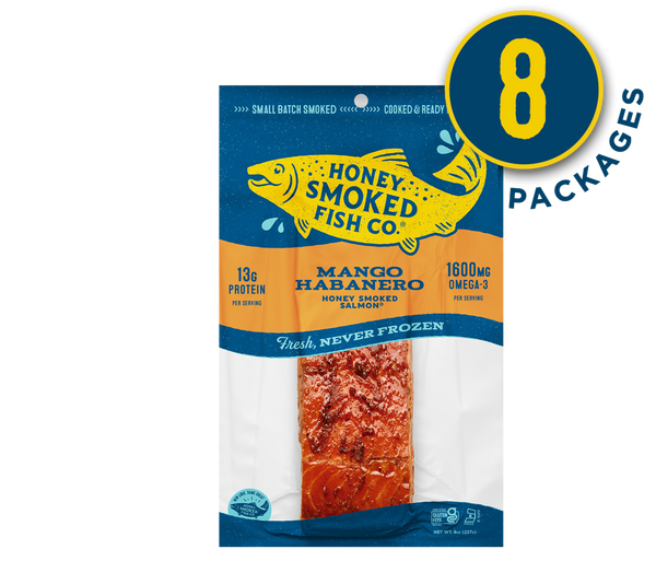 Mango Habanero Salmon — Eight Packages of 8oz Fillets