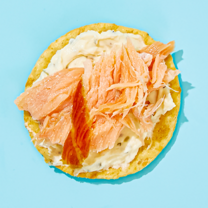 Cracked Pepper Salmon Stackers