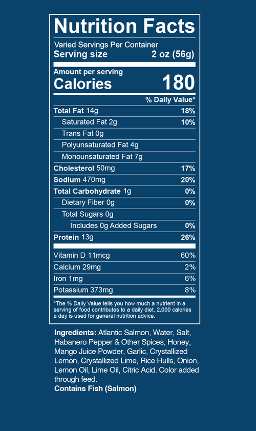 nutrition facts