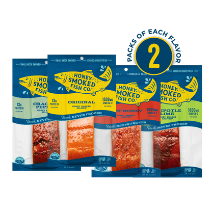 Variety Pack — Eight Packages of 8oz Fillets