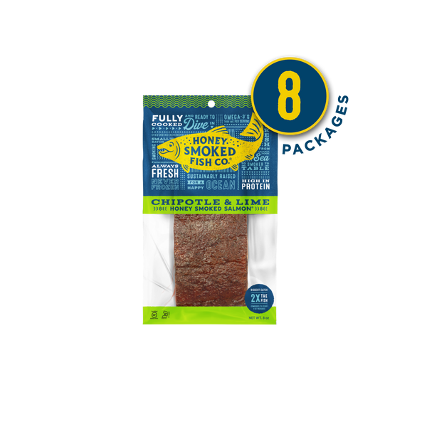 Chipotle & Lime Salmon — Eight Packages of 8oz Fillets
